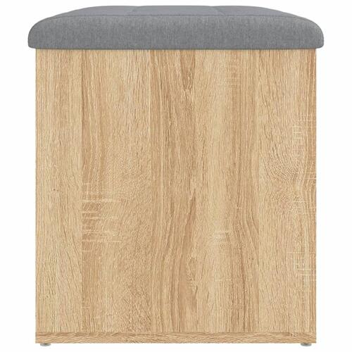 Skobænk 62x42x45 cm konstrueret træ sonoma-eg
