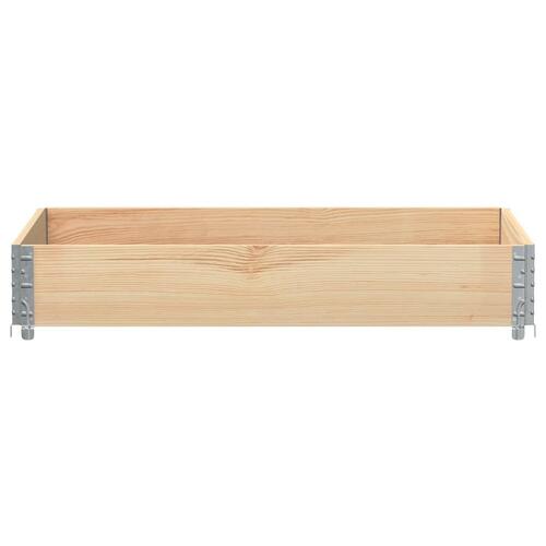 Plantekasse 120x80 cm massivt fyrretræ