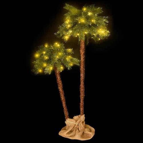 Juletræ med LED-lys 105 cm og 180 cm