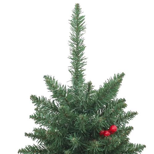 Kunstige juletræer 2 stk. 100 LED'er 120 cm grøn