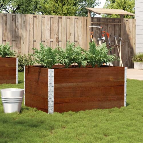 Plantekasse 120x80 cm massivt fyrretræ brun