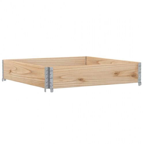Plantekasse 100x100 cm massivt fyrretræ