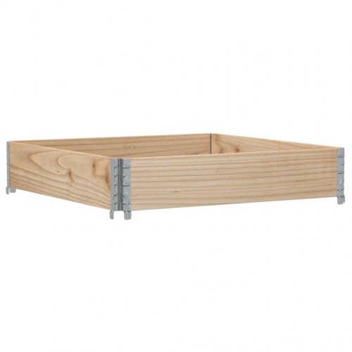 Plantekasse 100x100 cm massivt fyrretræ