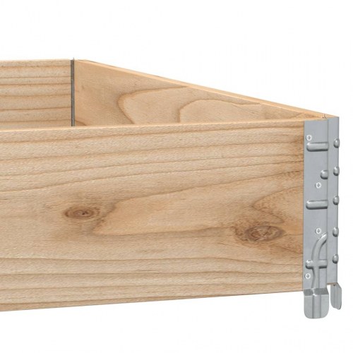 Plantekasse 100x100 cm massivt fyrretræ