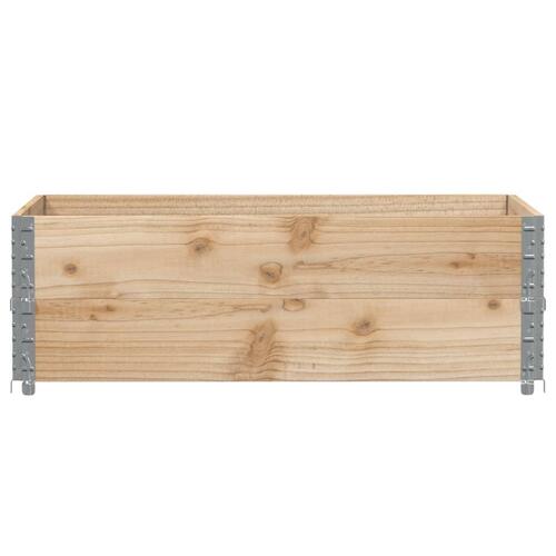 Plantekasse 120x80 cm massivt fyrretræ