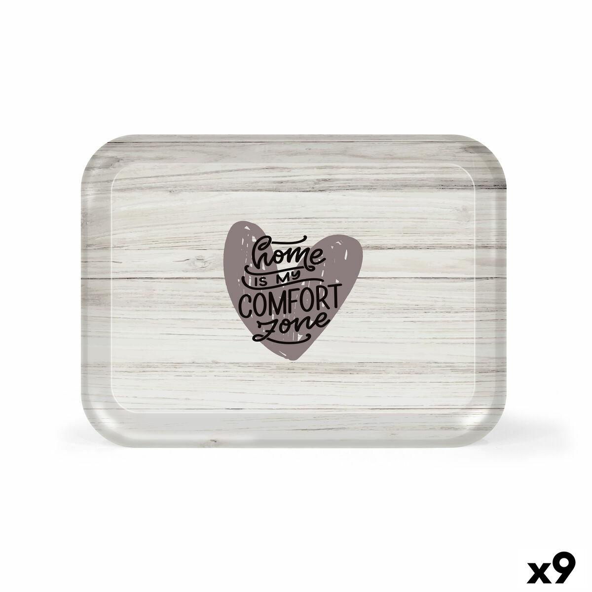 Home serveringsbakke i melamin 42 × 31 × 1,5 cm - 9 stk.