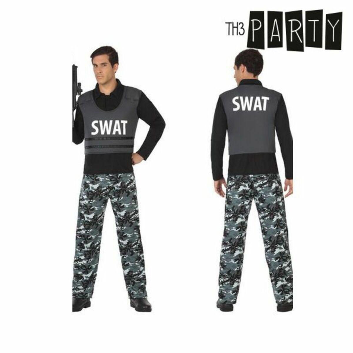 Kostume til voksne SWAT politimand M/L