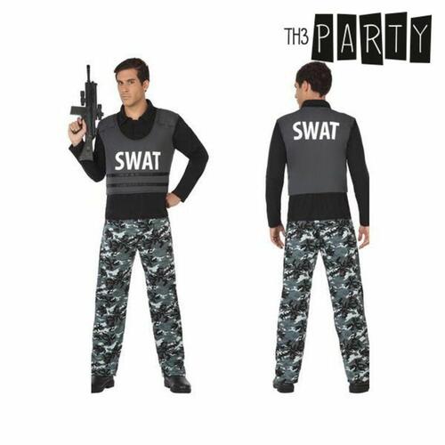 Kostume til voksne SWAT politimand M/L