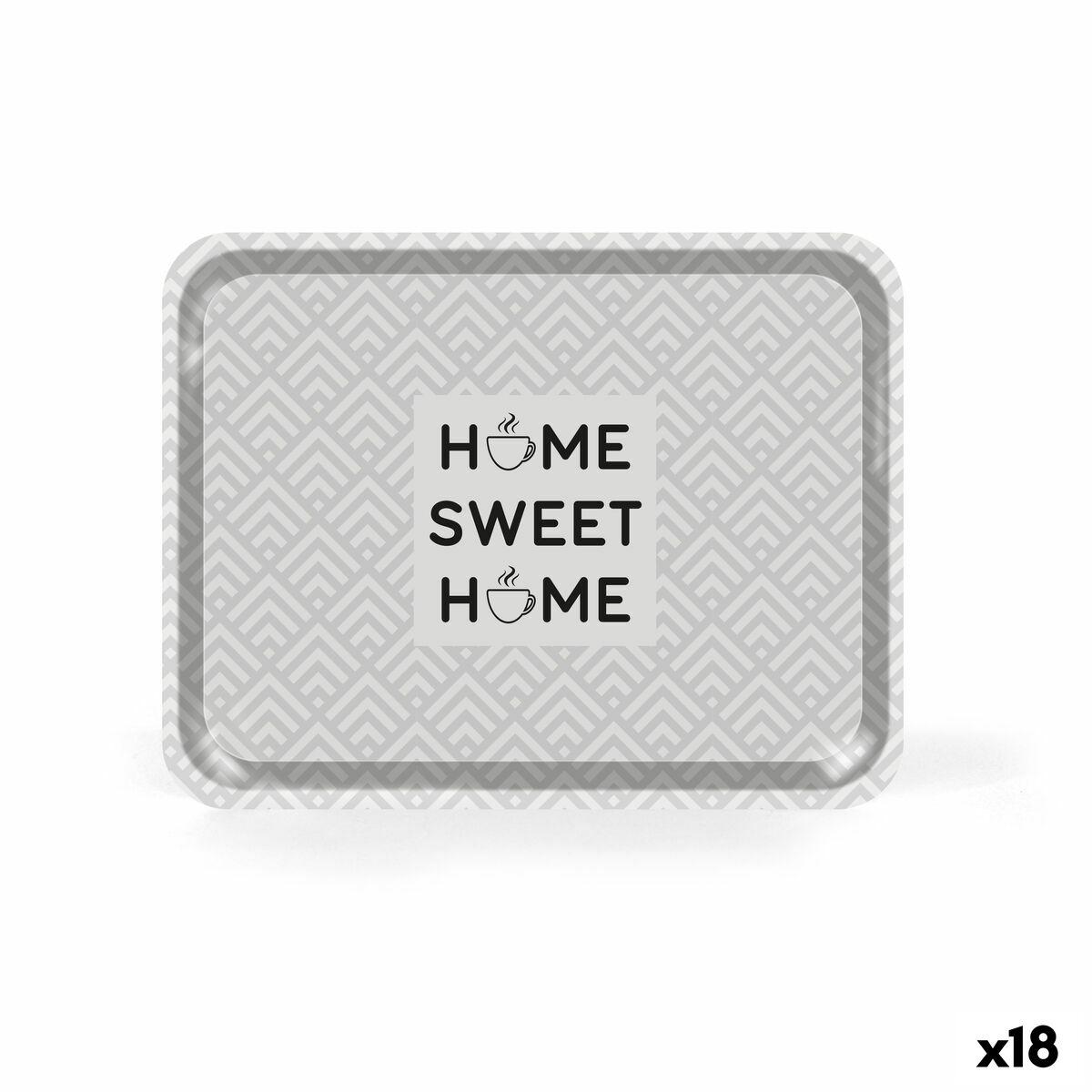 Home serveringsbakke i melamin 27 × 21,5 × 1,5 cm - 18 stk.