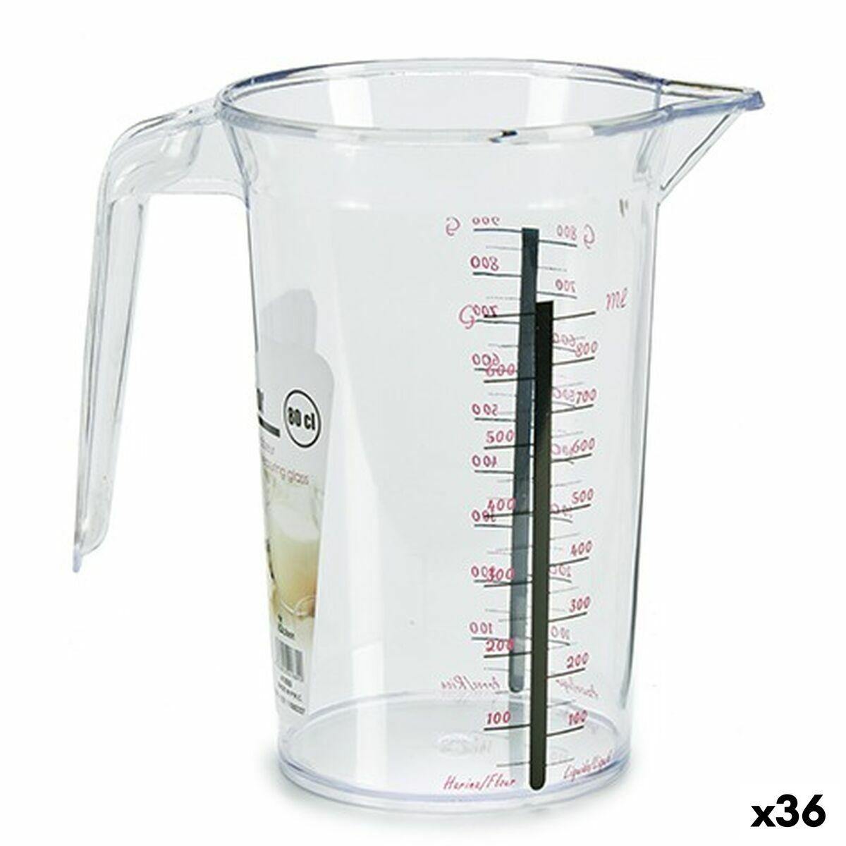 Målebæger Plastik 800 ml (36 Enheder)