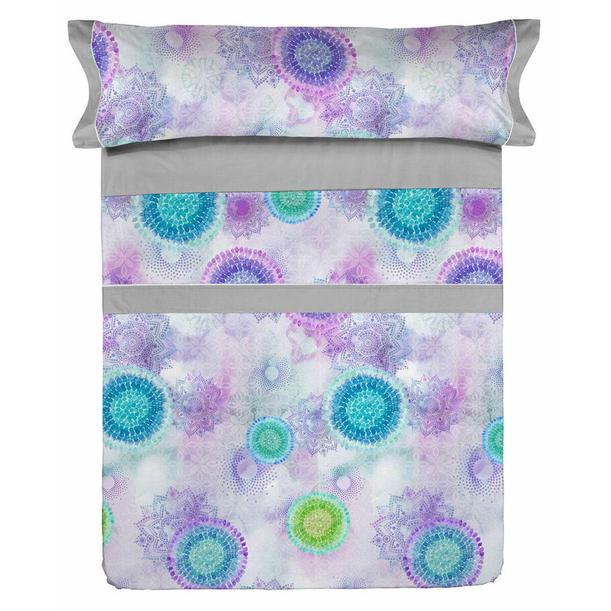 Sengetøj sæt til enkeltseng Lois MARA - grå, Seng 90