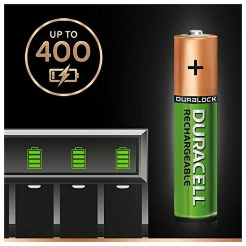 Genopladelige batterier DURACELL DURHR03B4-850STCX5 1,2 V AAA (4 enheder)