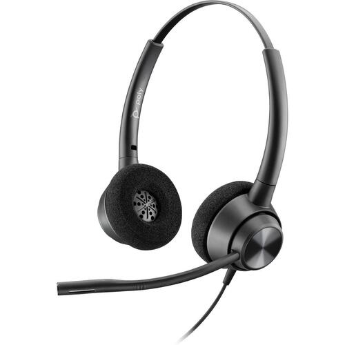 Hovedtelefoner med mikrofon HP EncorePro 320 Sort