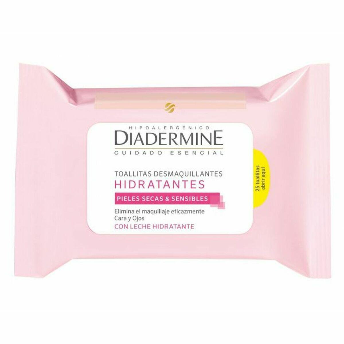 Diadermine makeup renseservietter - fugtgivende, 25 stk