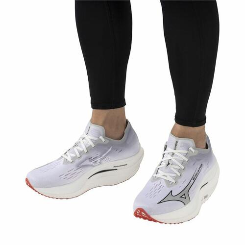 Løbesko til voksne Mizuno Wave Rebellion Pro 2 Hvid 45