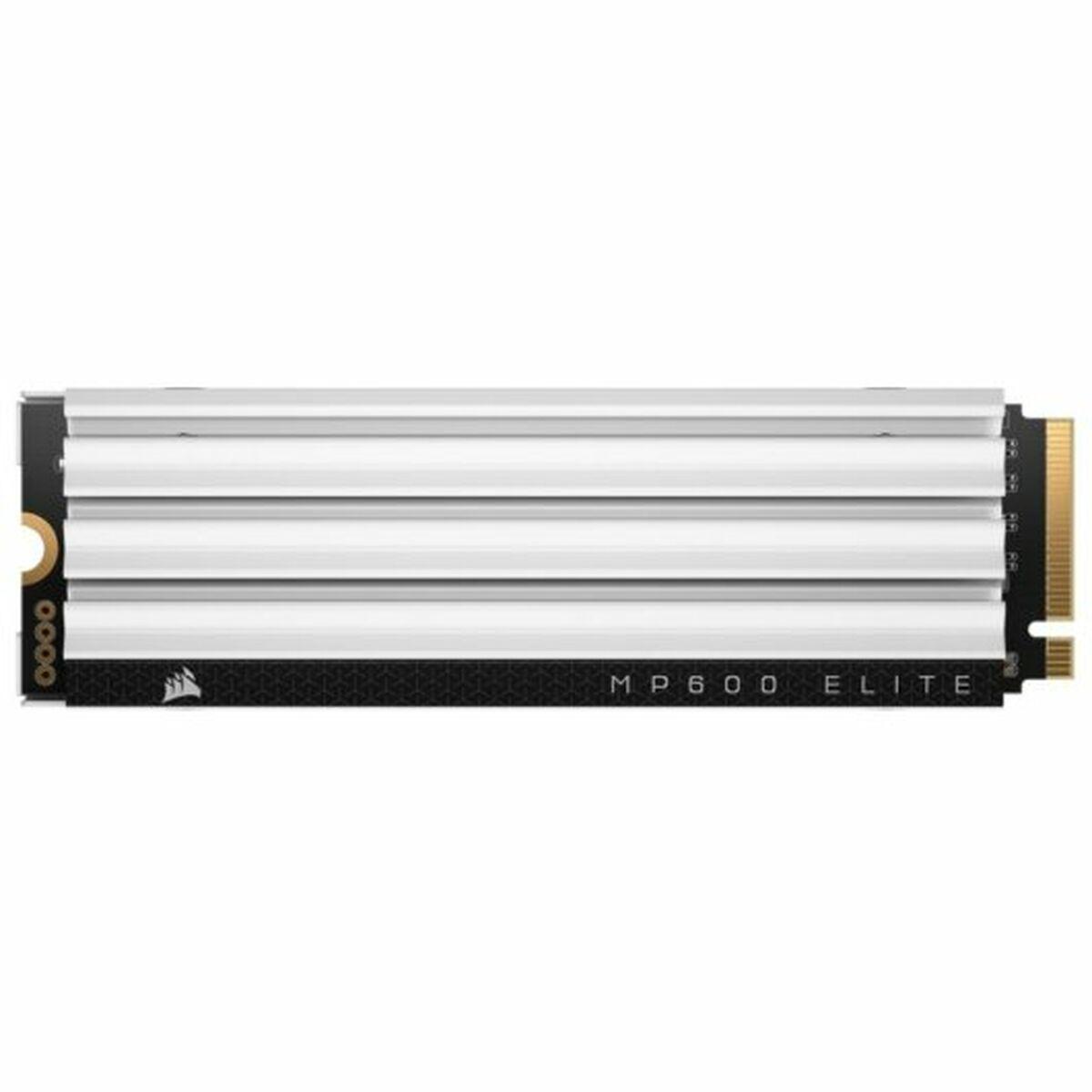 Corsair MP600 Elite 2 TB NVMe SSD til PS5 (M.2 PCIe 4.0) - Hvid