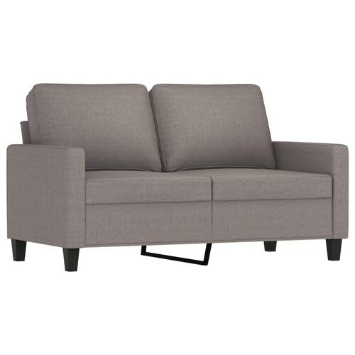 3 personers sofa med hynder stof gråbrun