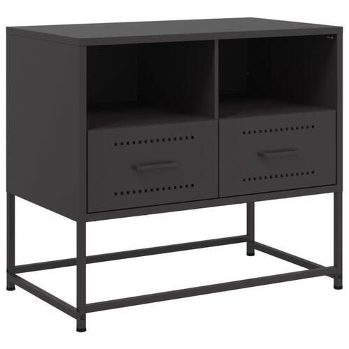 Tv-bord 68x39x60,5 cm stål sort