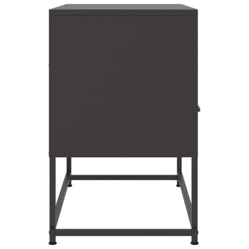 Tv-bord 68x39x60,5 cm stål sort