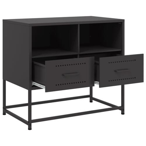 Tv-bord 68x39x60,5 cm stål sort