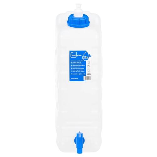 Vanddunk med tappehane og sæbedispenser 20 l plast