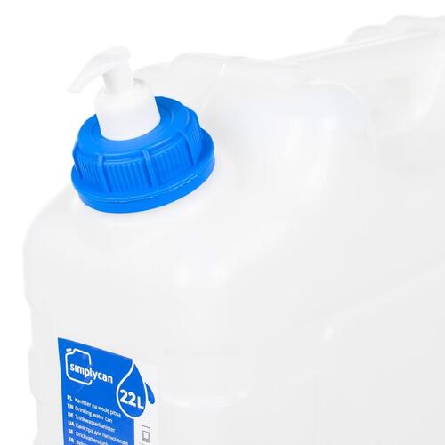 Vanddunk med tappehane og sæbedispenser 20 l plast