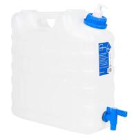 Vanddunk med tappehane og sæbedispenser 15 l plast