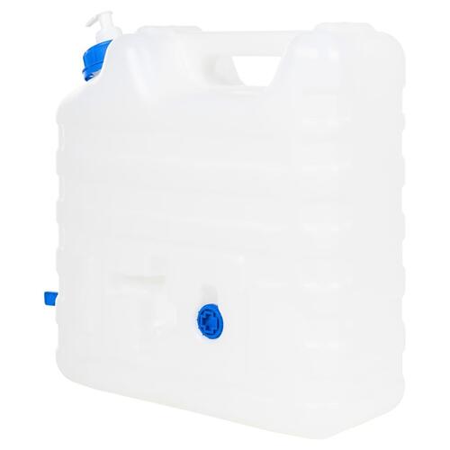 Vanddunk med tappehane og sæbedispenser 15 l plast