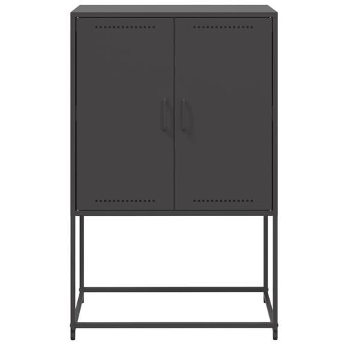 Skab 68,5x38,5x107 cm stål sort