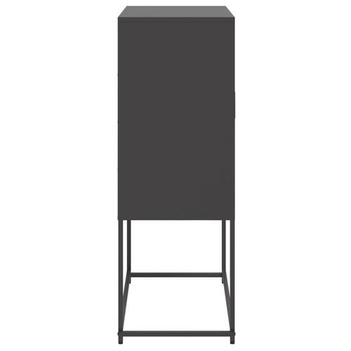Skab 68,5x38,5x107 cm stål sort