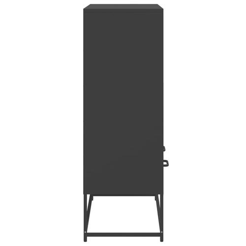 Skab 68,5x39x111,5 cm koldvalset stål