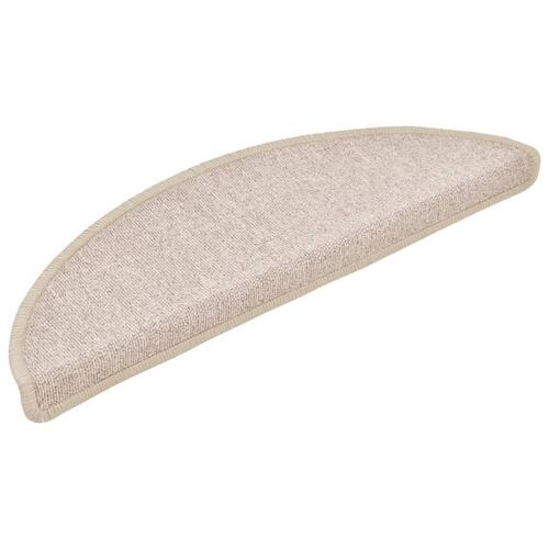 Trappemåtter 10 stk. 56x17x3 cm gråbrun