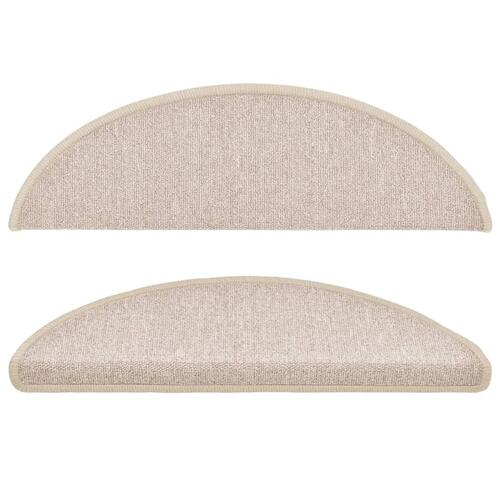Trappemåtter 10 stk. 56x17x3 cm gråbrun