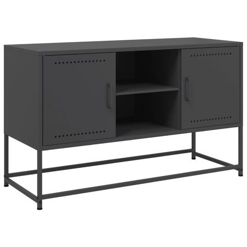 Højskab 36x39x123 cm stål sort