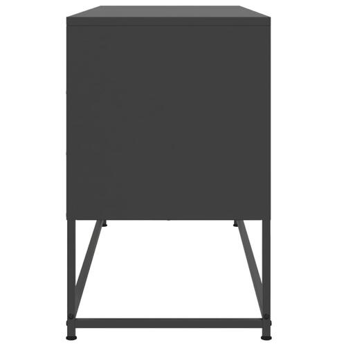 Højskab 36x39x123 cm stål sort