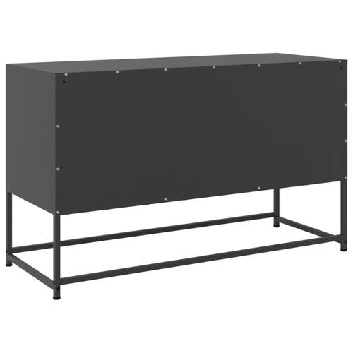 Højskab 36x39x123 cm stål sort