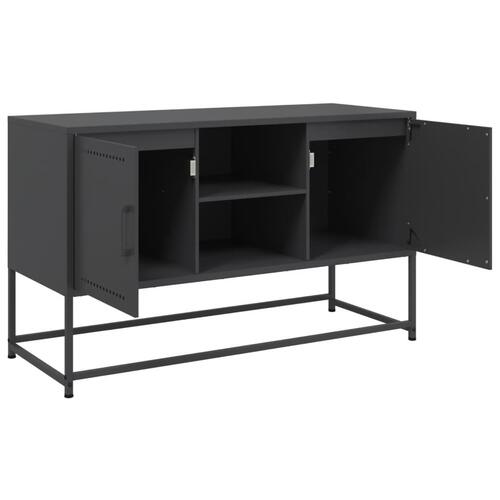 Højskab 36x39x123 cm stål sort