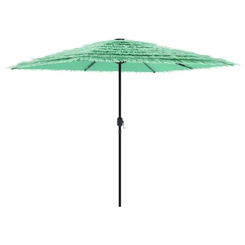 Haveparasol med stålstang 248x248x248 cm grøn