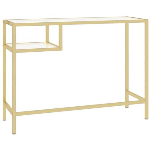 Computerbord 100x36x74 cm hærdet glas transparent