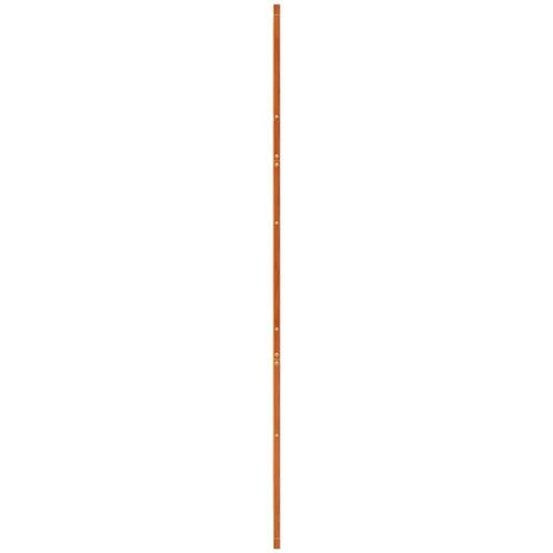 Skydedør 90x208 cm massivt fyrretræ gyldenbrun