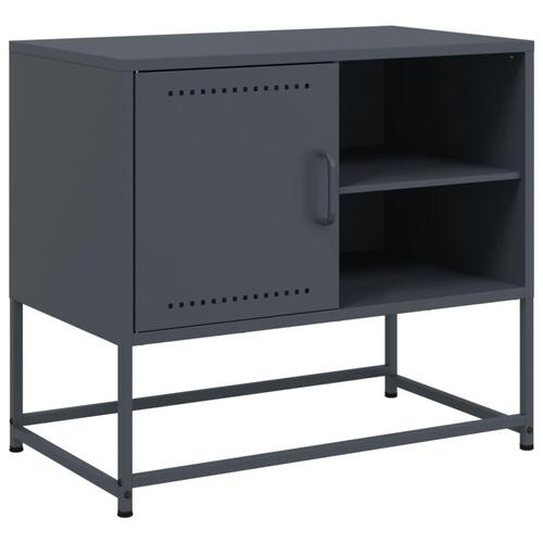 Tv-bord 100,5x39x60,5 cm stål lyserød