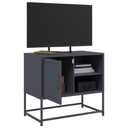 Tv-bord 100,5x39x60,5 cm stål lyserød
