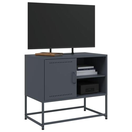 Tv-bord 100,5x39x60,5 cm stål lyserød