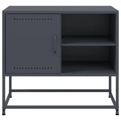 Tv-bord 100,5x39x60,5 cm stål lyserød
