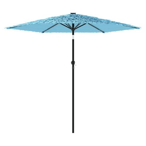 Haveparasol med stålstang 268x268x226 cm blå
