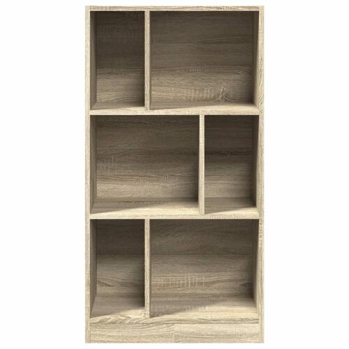 Bogreol 57x28,5x107,5 cm konstrueret træ sonoma-eg