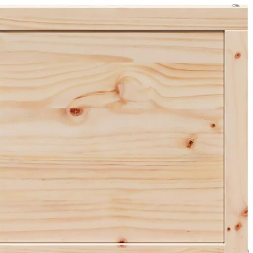 Skydedør 90x208 cm massivt fyrretræ