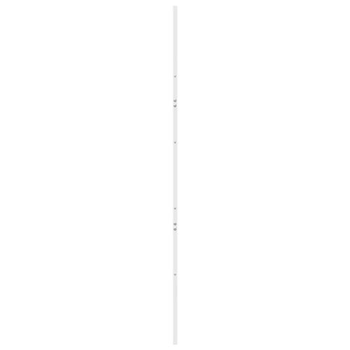 Skydedør 80x208 cm massivt fyrretræ hvid