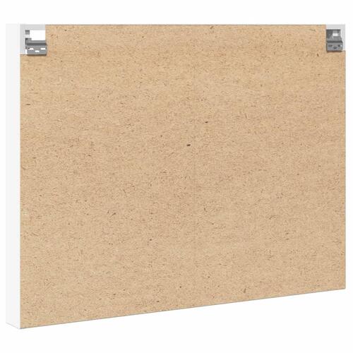 Vitrineskab 100x8,5x75 cm spånplade hvid