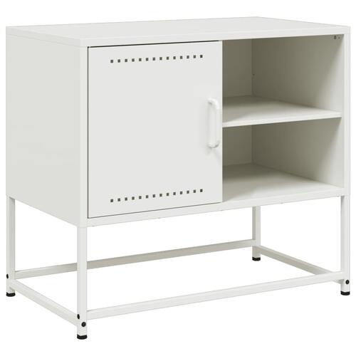 Tv-bord 100,5x39x60,5 cm stål olivengrøn